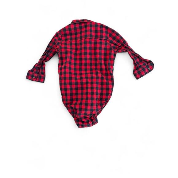 Carter's/Jumping Beans Outfit Overalls Button Down Sweater 12M - Picture 10 of 12